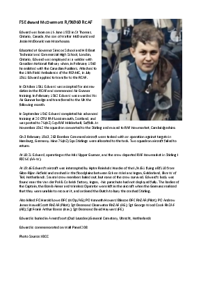 A preview of a PDF biography for McDermott, Edward